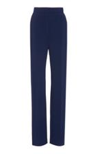 Carolina Herrera Straight Leg Twill Pant