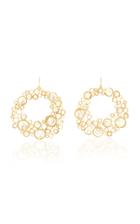 Judy Geib One-of-a-kind Huge Moonstone Hoops