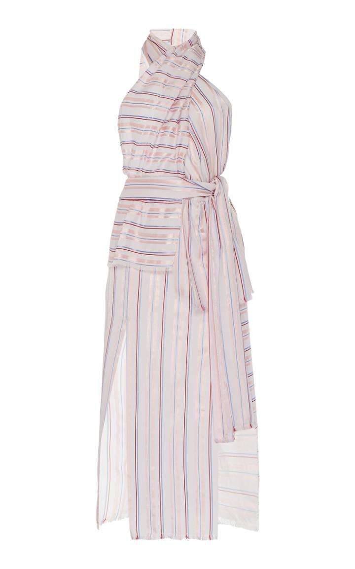 Moda Operandi Altuzarra Riverhead Crepe De Chine Midi Dress Size: 38