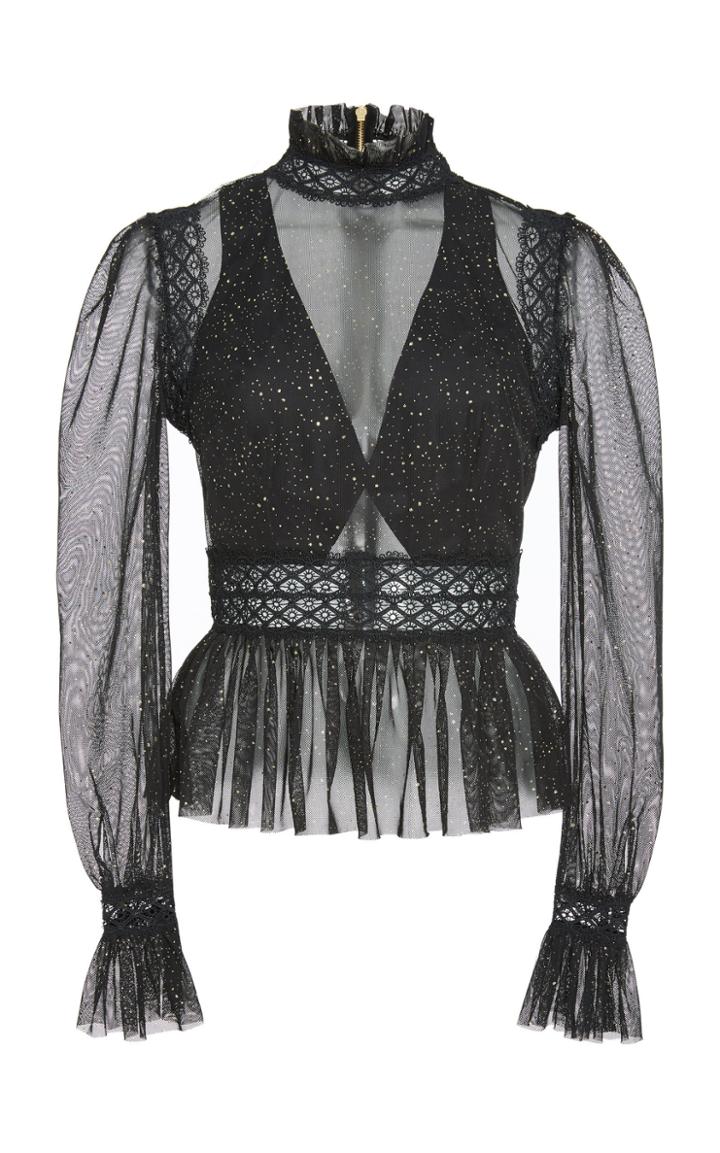 Patbo Night Sky Sheer Top