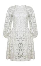 Razan Alazzouni Floral Embroidered Mini Dress