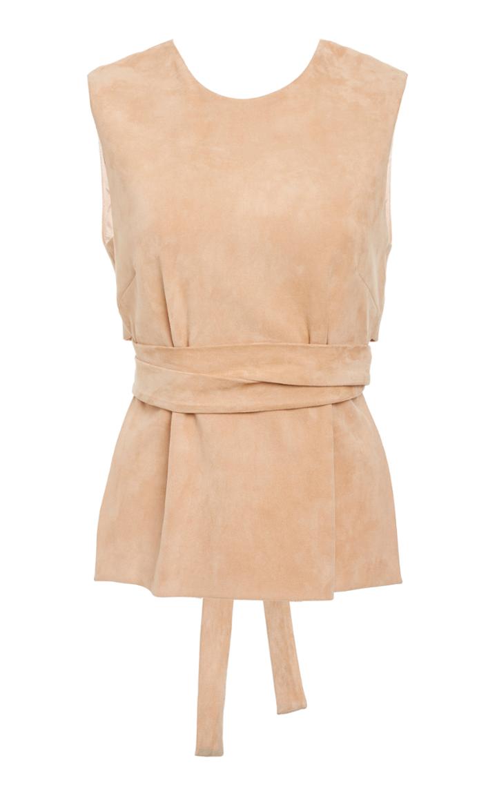 Rosetta Getty Wrap Back Top