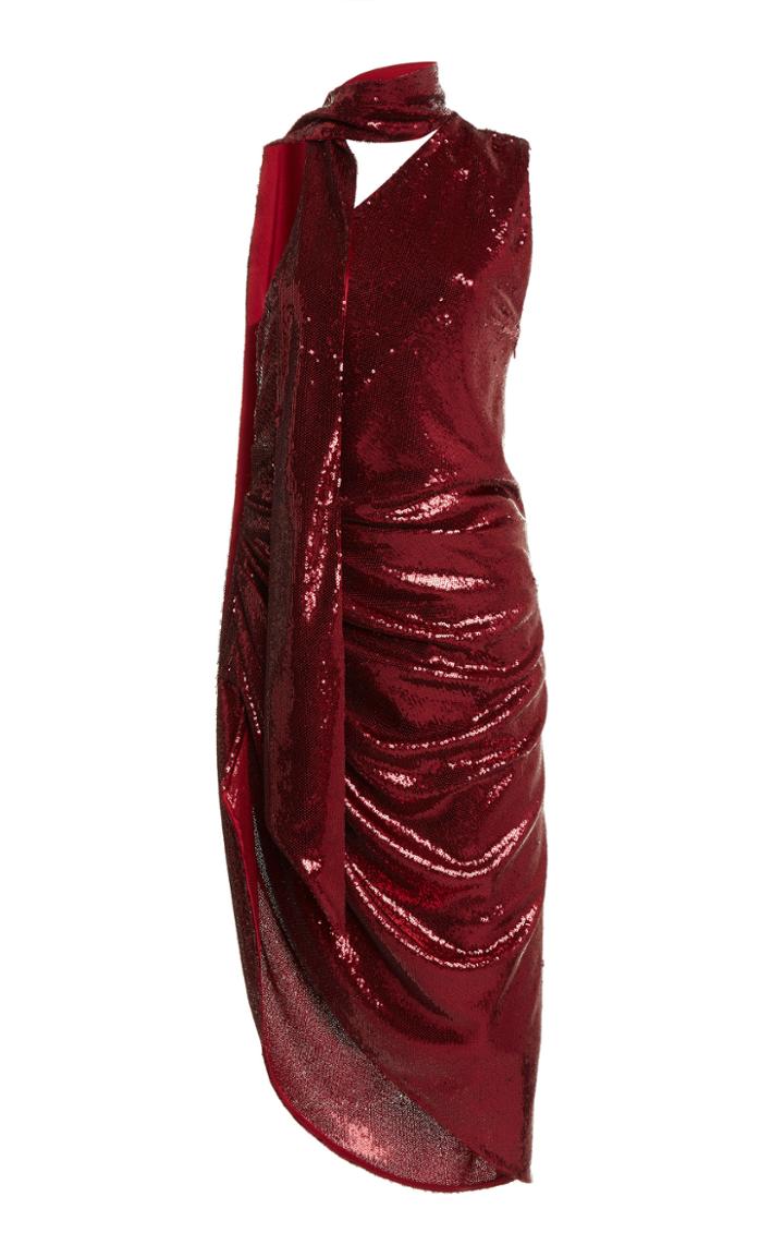 Moda Operandi Ronny Kobo Zoey One Shoulder Dress