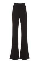 Cushnie High-rise Flared Crepe Pants
