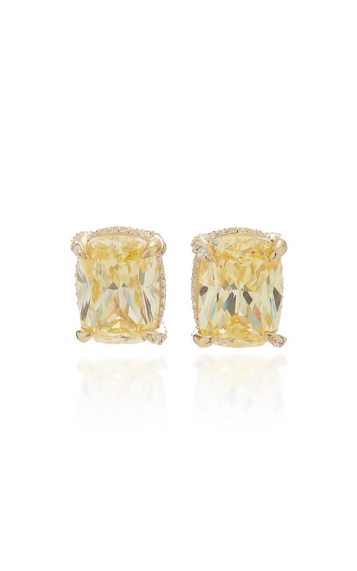 Anabela Chan 18k Gold Vermeil And Diamond Earrings
