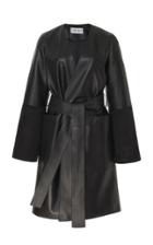 Loewe Leather Belted Coat