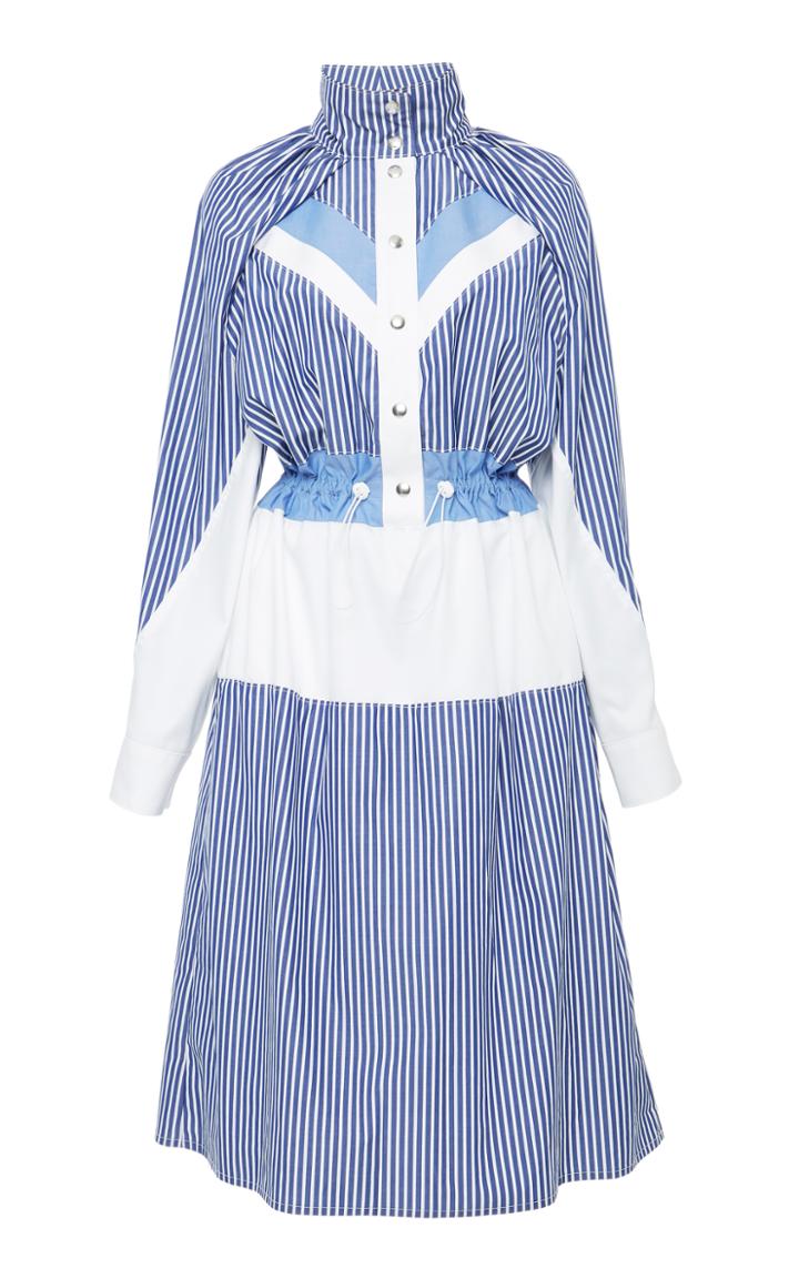 Victoria/tomas Drawstring Waist Dress