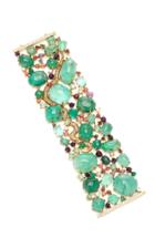 Moda Operandi Sylvie Corbelin 18k Yellow Gold And Emerald Bubble Pschitt Bracelet