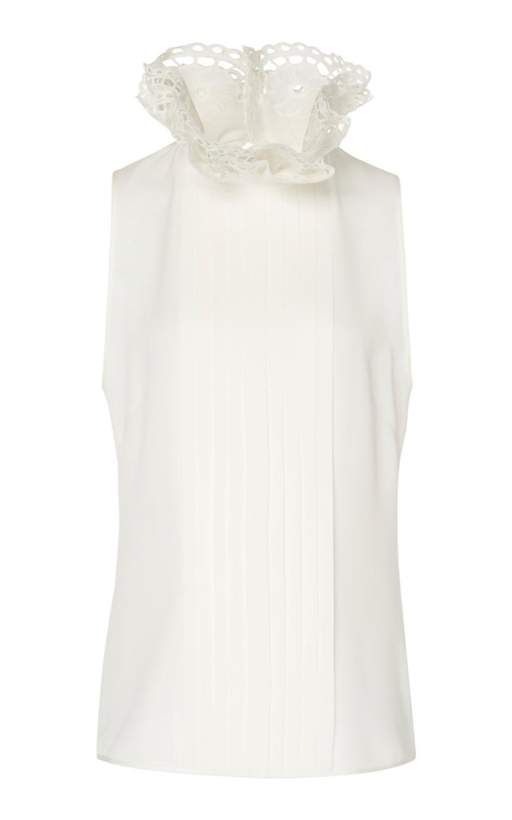 Andrew Gn Sleeveless Silk Top