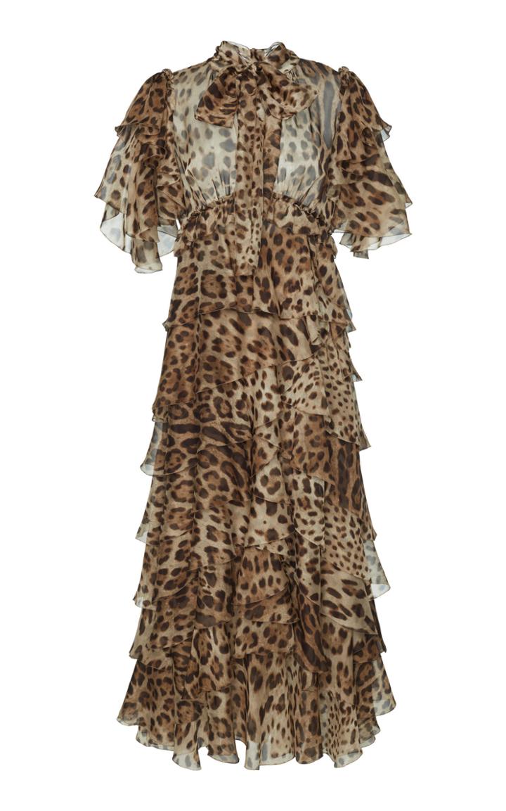 Dolce & Gabbana Leopard Print Dress