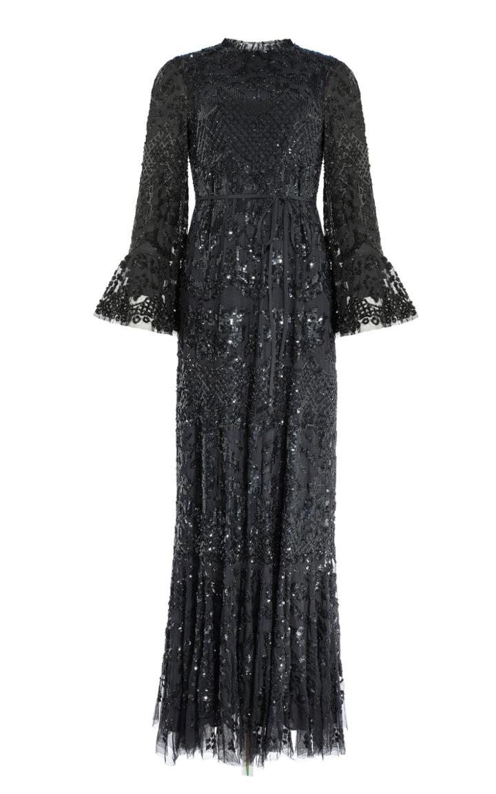 Needle & Thread Snowdrop Sequin-embellished Tulle Gown Size: 6