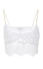Miguelina Zoe Lace Cropped Top