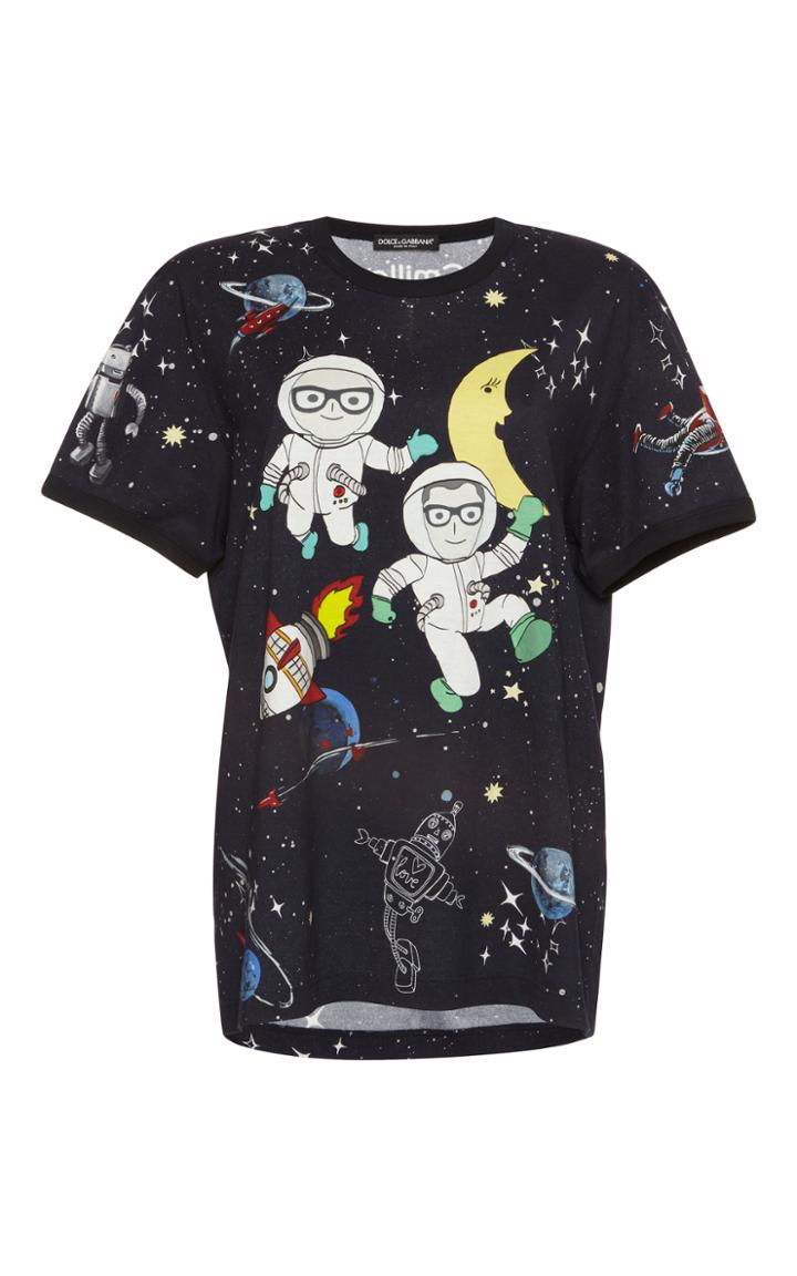 Dolce & Gabbana Short Sleeve Printed T-shirt