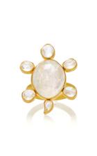 Munnu The Gem Palace Rainbow Moonstone Turtle Ring