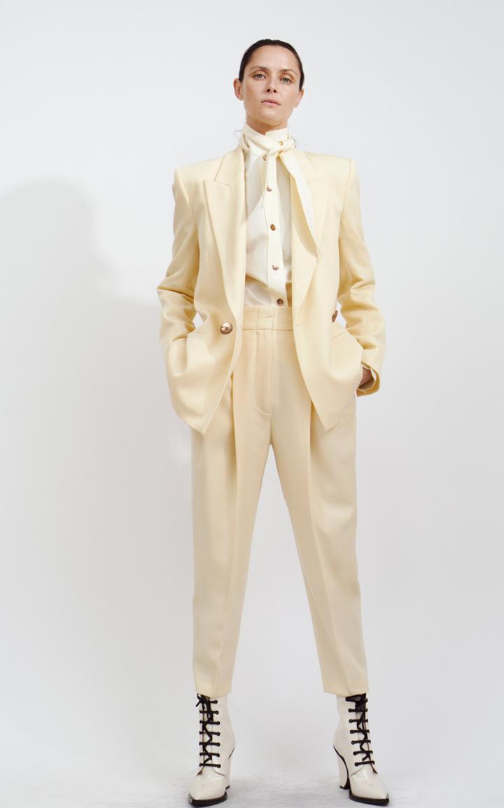 Petar Petrov Neck Tying Button Down Blouse