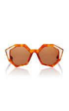 Pared Eyewear Bermuda & Bahama Tortoiseshell Polygon-frame Sunglasses