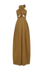 Rosie Assoulin Artichoke Hearts Cotton Jumpsuit