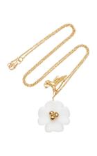 Brent Neale M'o Exclusive Clover & Hummingbird Charm Necklace