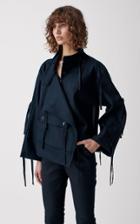 Moda Operandi Joslin Leopold Wool Linen Jacket Size: 6