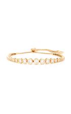 Jemma Wynne Rose Gold X-large Prive Luxe Bezel Diamond Slider Bracelet