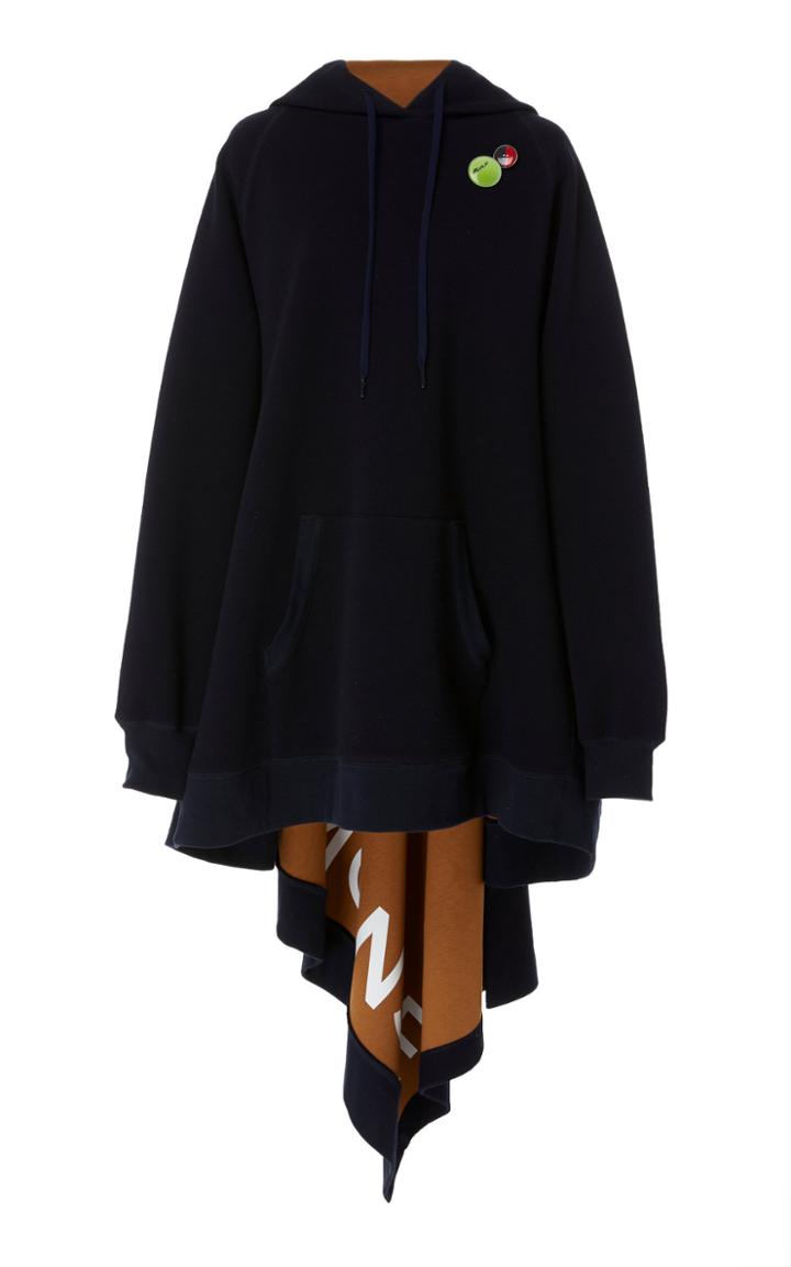 Monse Long Asymmetrical Hoodie