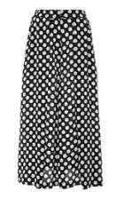 Rossella Jardini Cropped Wide Leg Polka Dot Trousers