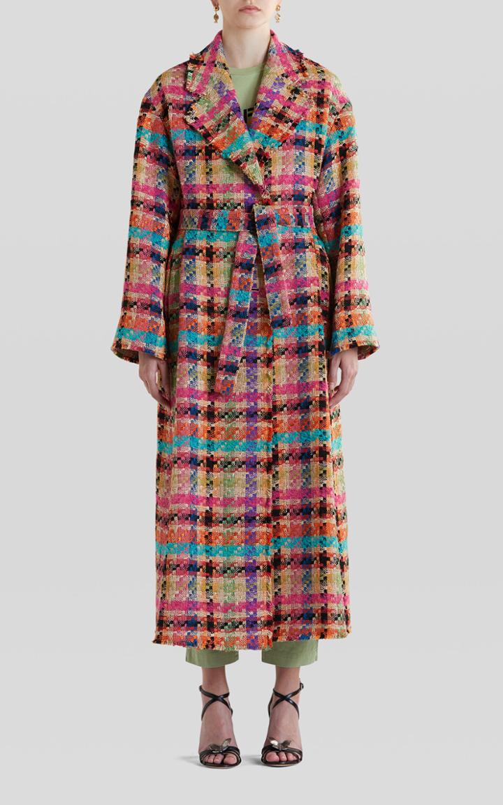 Moda Operandi Etro Tweed Longline Coat
