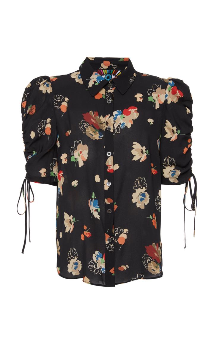 Libertine Nina Simone Floral Adjustable Sleeve Blouse