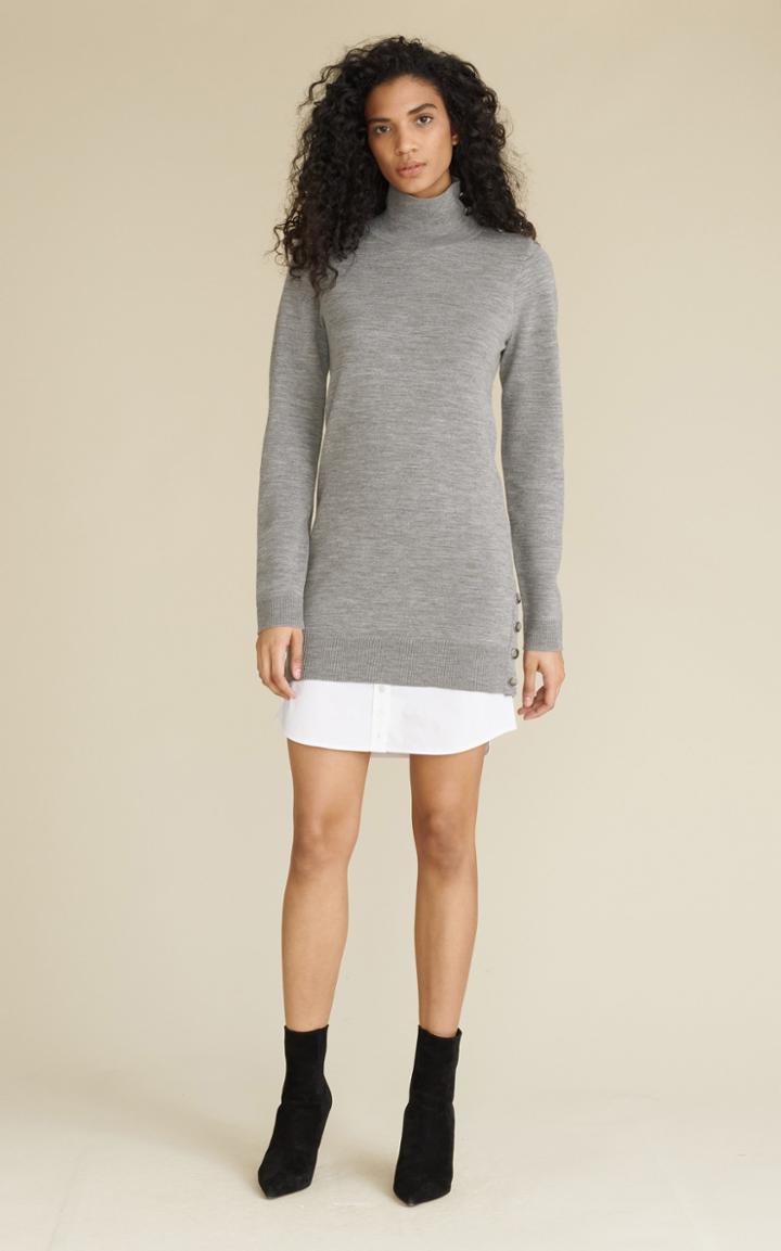 Moda Operandi Veronica Beard Soval Wool-cotton Mini Sweater Dress