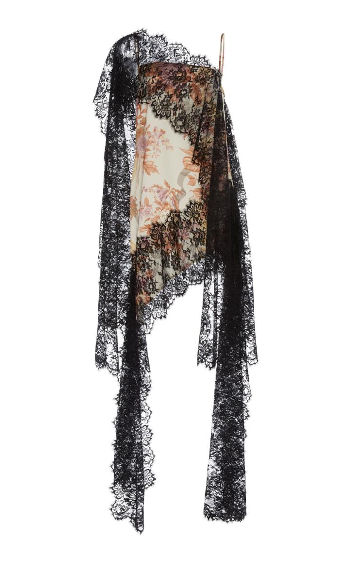 Christopher Kane Valentines Lace Trim Dress