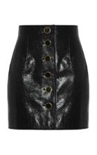 Moda Operandi George Keburia Button-detailed Faux-leather Skirt Size: Xs