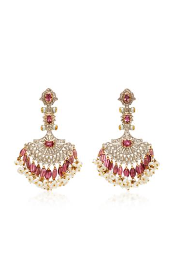 Sanjay Kasliwal Tourmaline Fringe Earrings