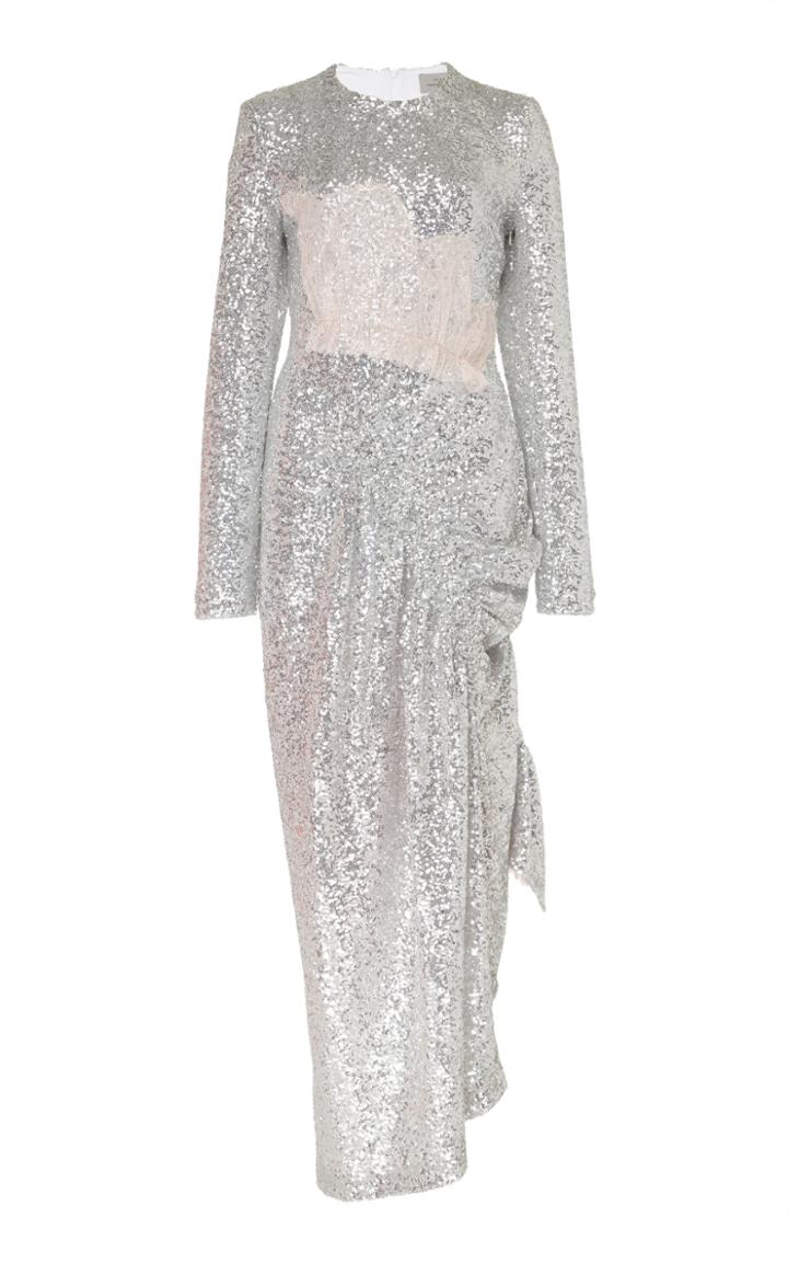 Preen By Thornton Bregazzi Wilda Stretch Sequin Dress