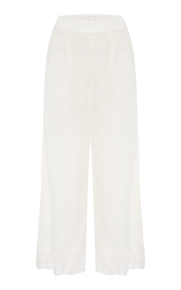 Moda Operandi Harris Tapper Blume Silk-georgette Wide-leg Pants