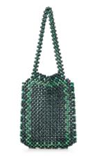 Rosantica Gloria Two-tone Beaded Tote Bag