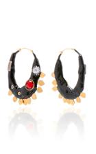 Moda Operandi Marni Black Embellished Earrings
