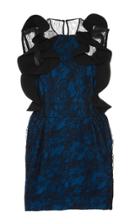Emilio De La Morena Lace Detail Sleeveless Mini Dress