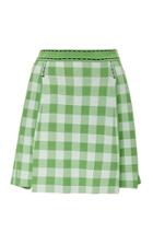 Adam Selman Kicky Pleated Skirt