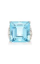 Martin Katz Square Aquamarine Ring