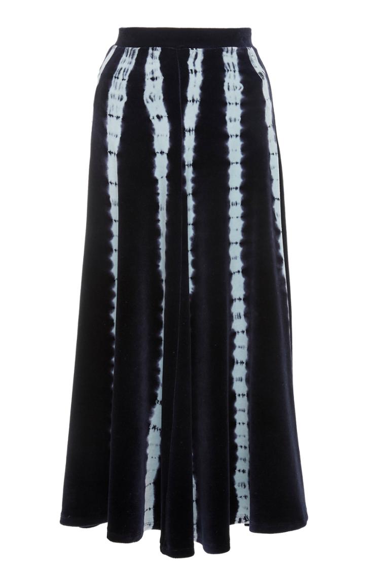 Proenza Schouler Tie-dye Cotton And Modal-blend Midi Skirt
