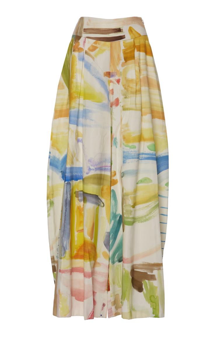 Rosie Assoulin Sash-tie Cotton-poplin Wide-leg Pants