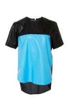 Cdric Charlier Two-tone Vinyl T-shirt