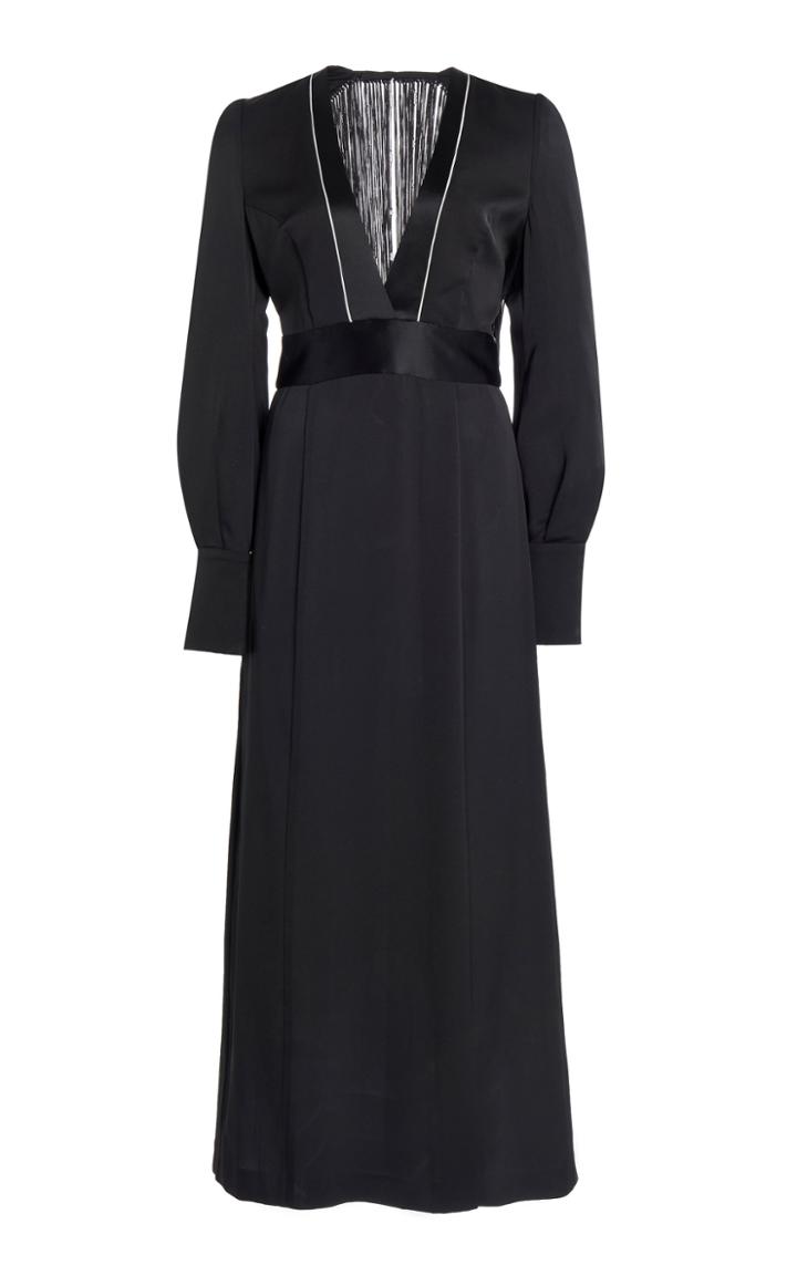 Moda Operandi Galvan Infinity Embellished Crepe Midi Dress