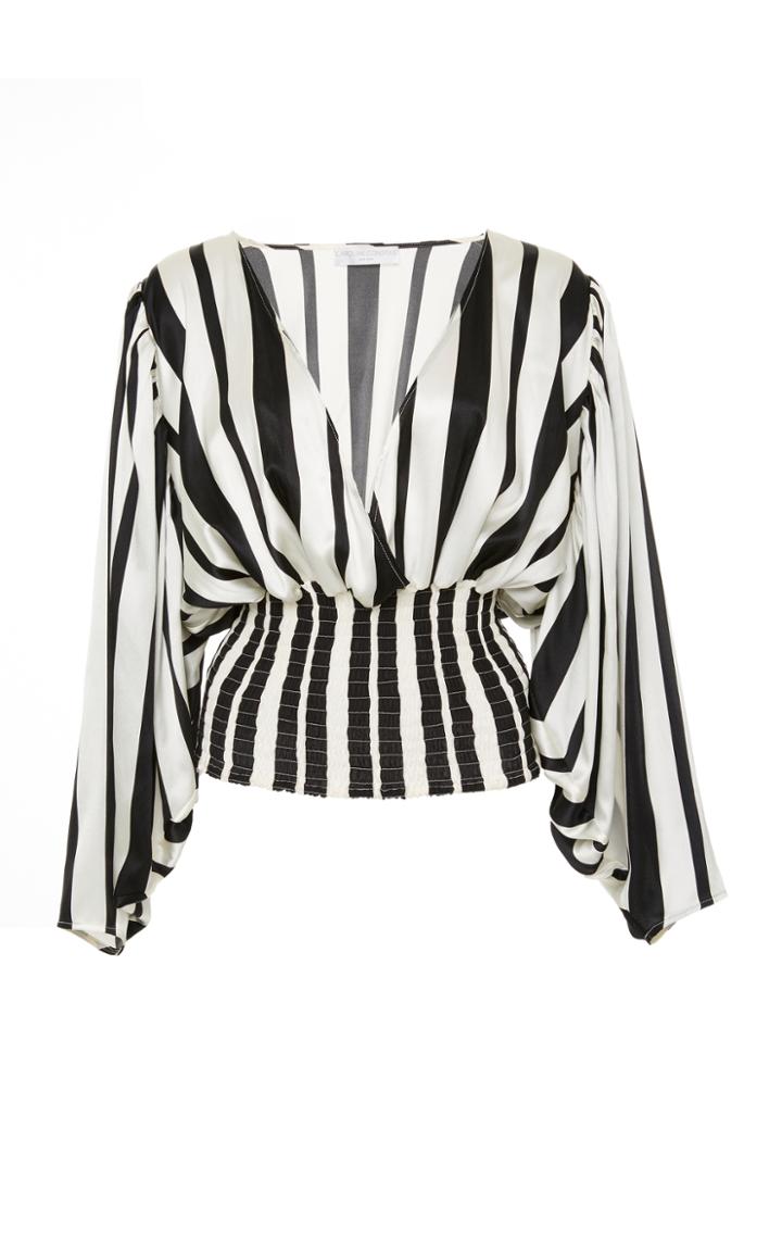 Caroline Constas Sadie Stripe Blouse