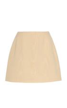 Markarian West Moire Silk Mini Skirt