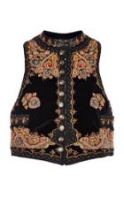 Moda Operandi Etro Embroidered Cotton-blend Vest