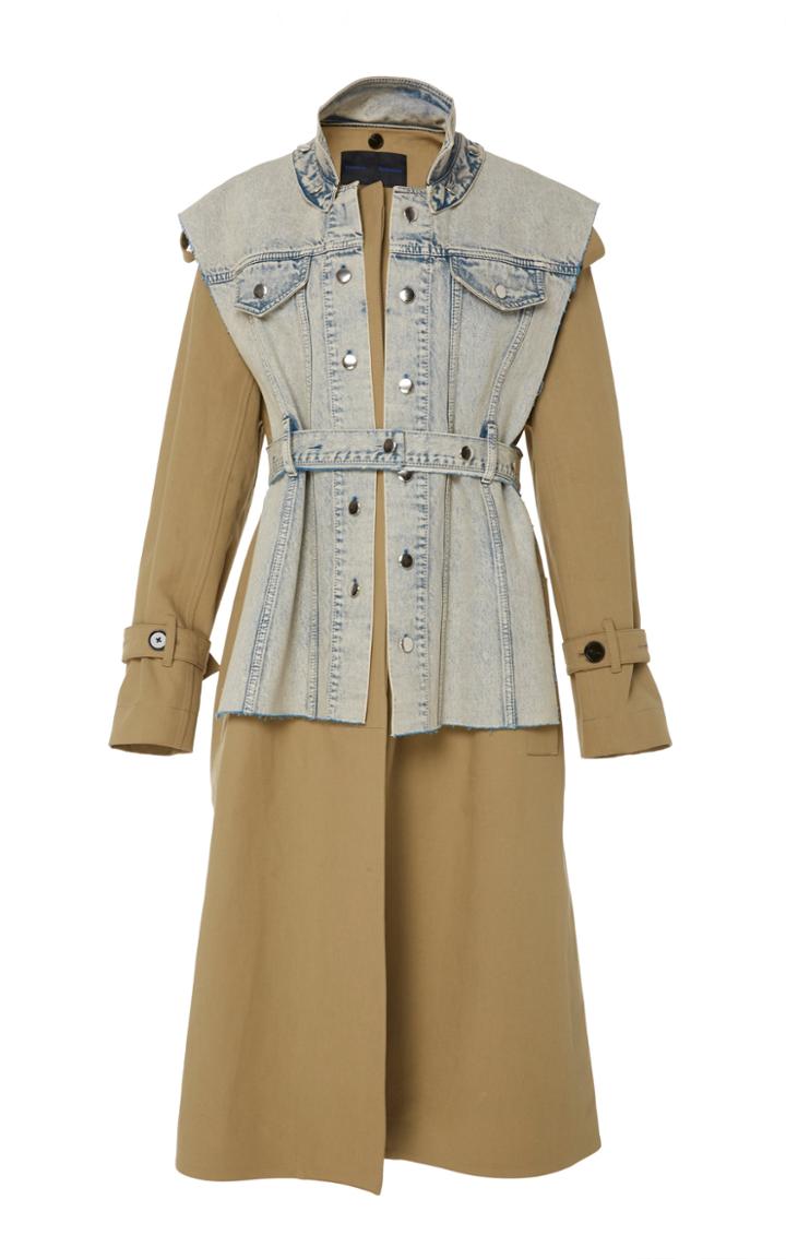 Proenza Schouler Belted Cotton Trench Coat