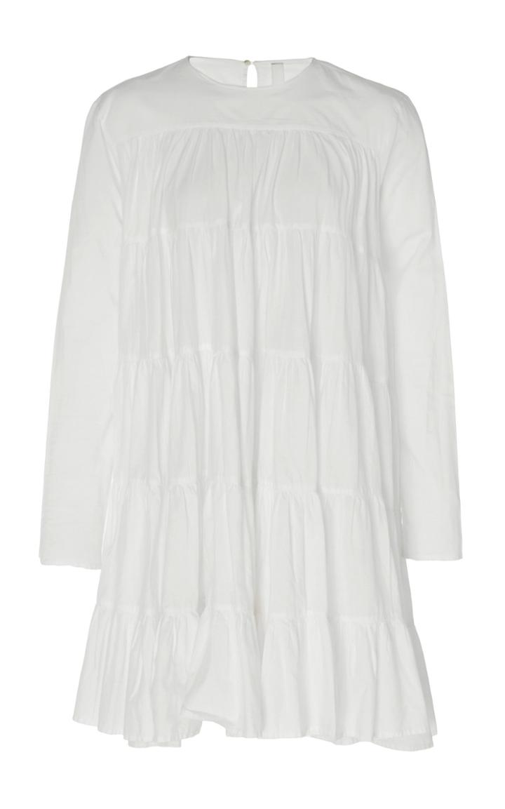 Merlette Soliman Tiered Ruffle Mini Dress