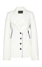 Mugler Paneled Crepe Blazer