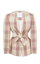 Markarian Henry Plaid Silk Jacket